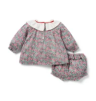 Baby Ditsy Floral Ruffle Matching Set