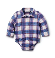 Baby Madras Plaid Bodysuit