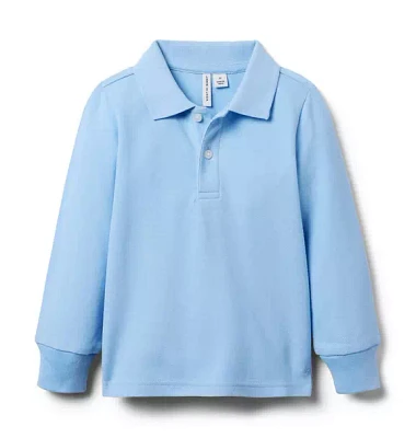 The Long Sleeve Pique Polo