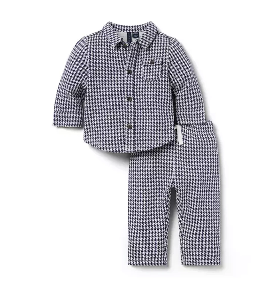 Baby Houndstooth Matching Set