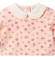 Baby Floral Collared Sweatshirt