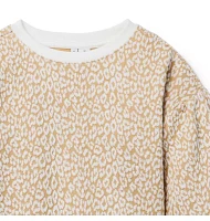 Leopard Jacquard Sweatshirt