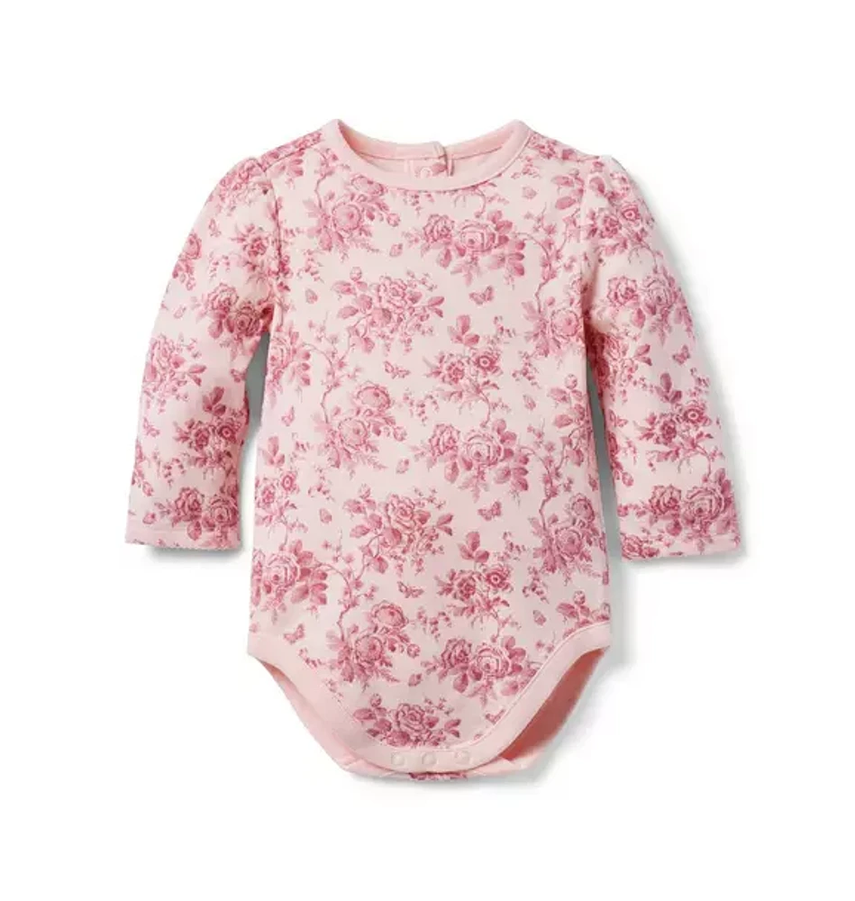 Baby Floral Toile Bodysuit