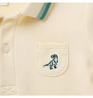 Baby Dinosaur Polo Bodysuit