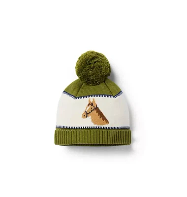 Baby Horse Pom Beanie