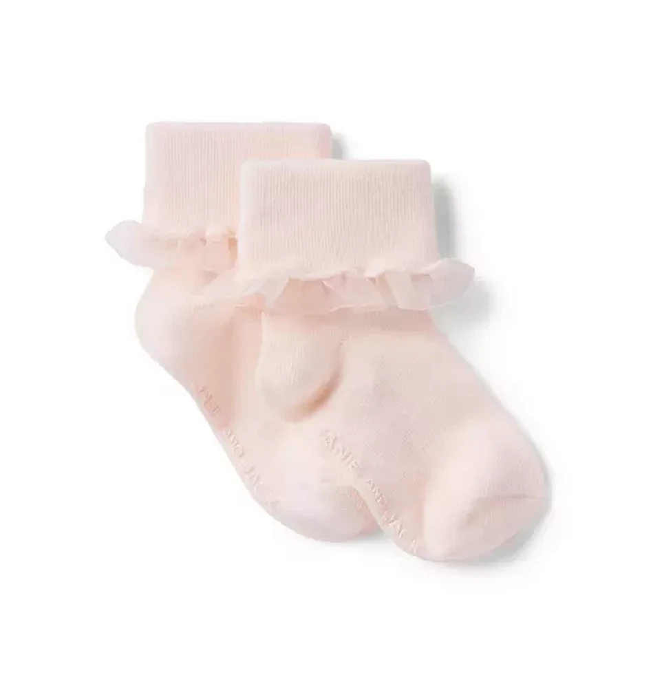 Baby Foldover Ruffle Sock