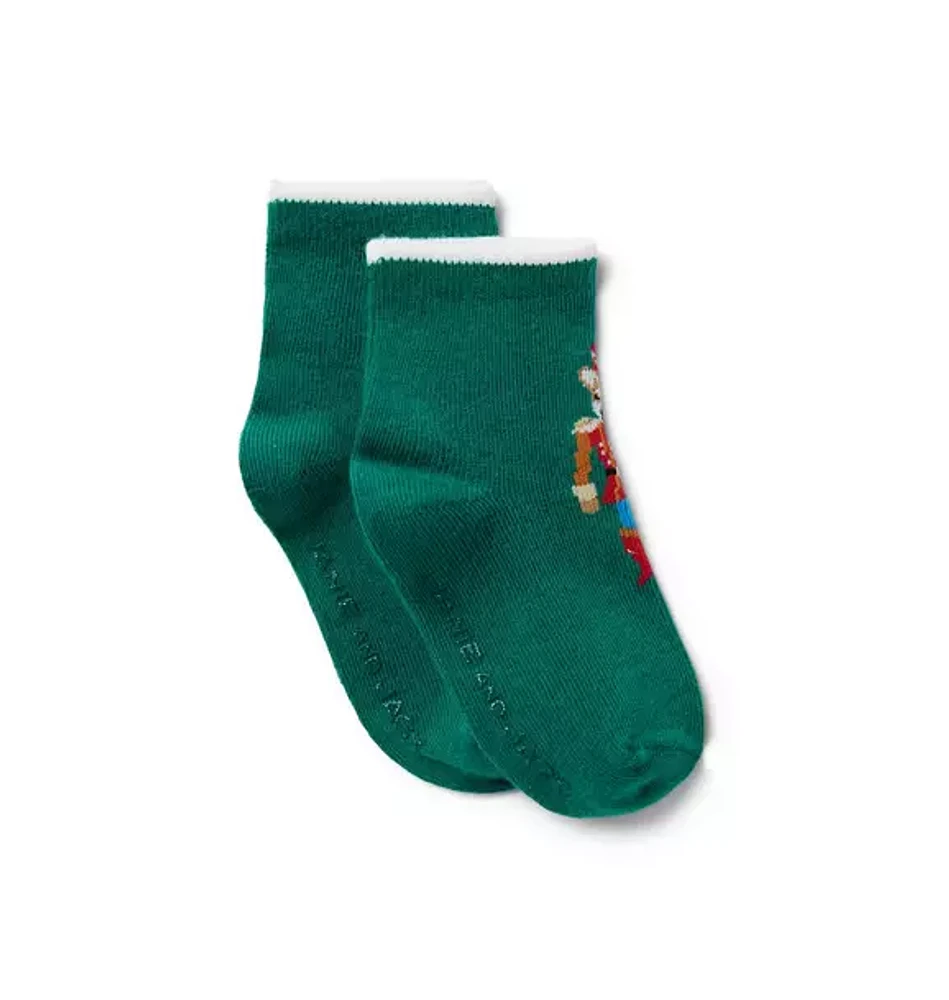 Baby Nutcracker Dog Sock