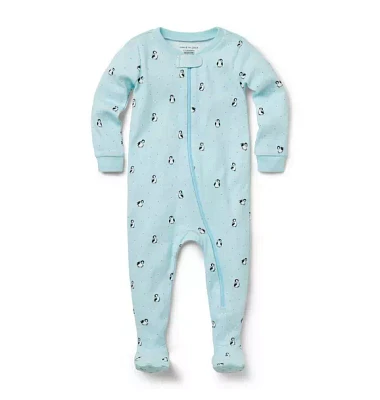 Baby Good Night Footed Pajama Penguin