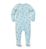 Baby Good Night Footed Pajama Penguin