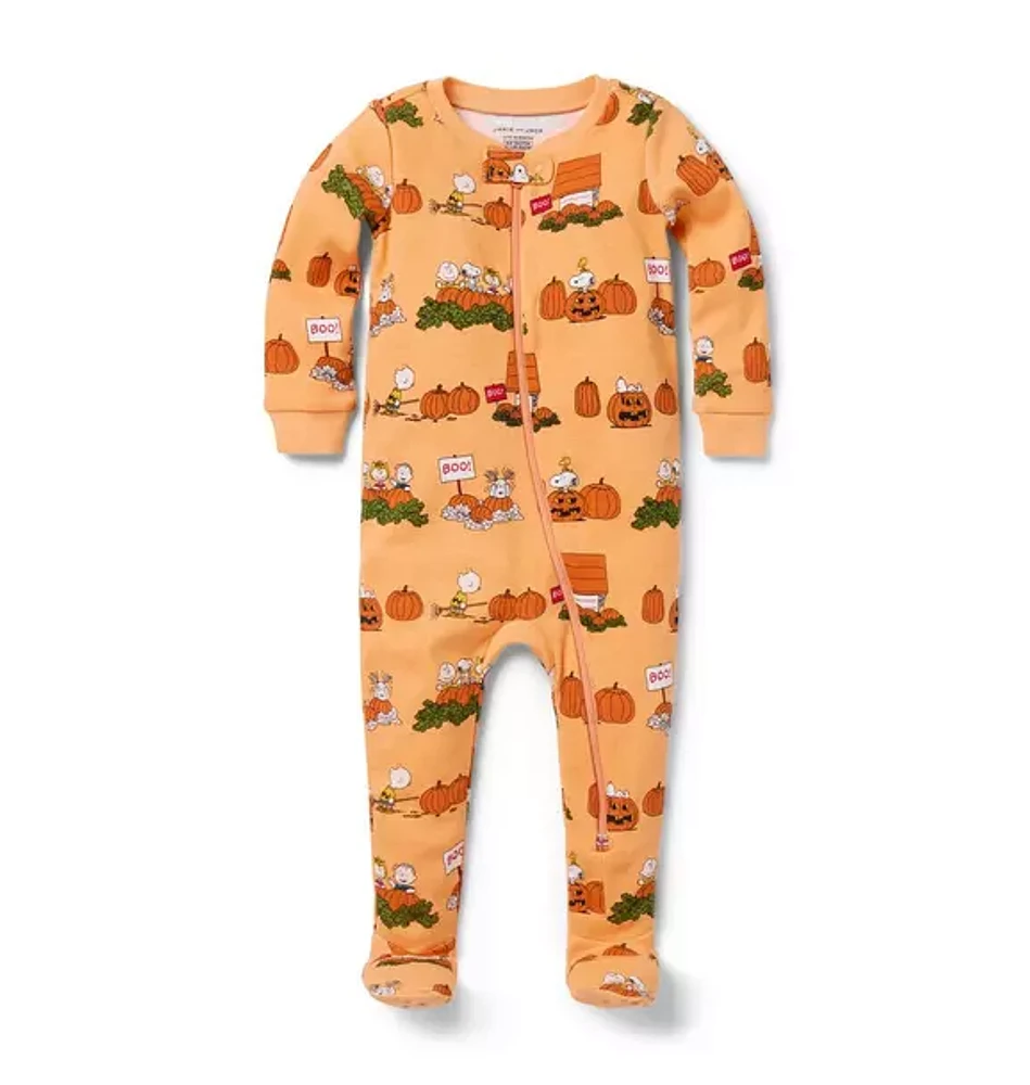 Baby Good Night Footed Pajama Peanuts Halloween