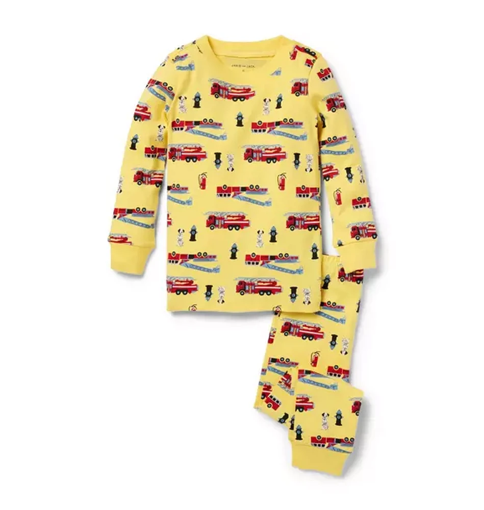 Good Night Pajama Firetruck