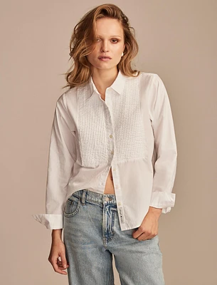 COLLARED TUXEDO BUTTONDOWN SHIRT