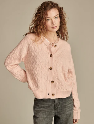 SLOUCHY CROPPED CARDIGAN