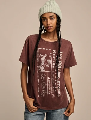 ROLLING STONES TICKET BOYFRIEND TEE