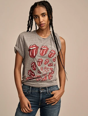 ROLLING STONES SPIRAL BOYFRIEND TEE