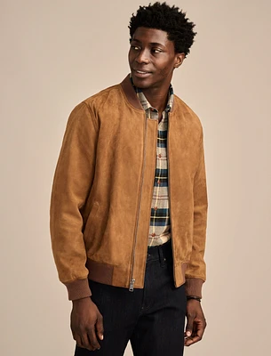 SUEDE BOMBER JACKET