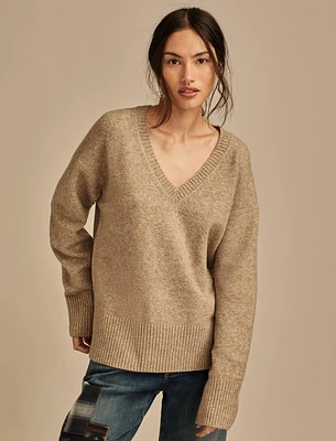 CLOUDSOFT V NECK SWEATER