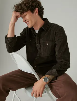 CORDUROY UTILITY LONG SLEEVE SHIRT