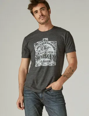 KEEP YOUR FRIENDS CLOSE WHISKEY TEE
