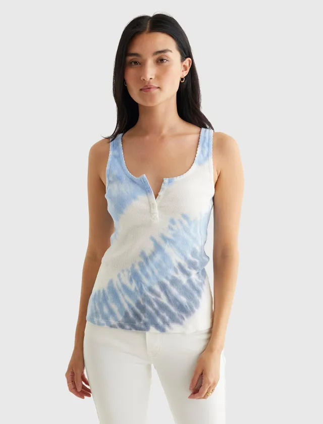 BABYDOLL HENLEY TANK