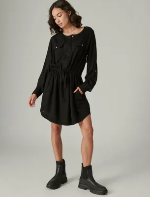 RELAXED SURPLUS SHIRTDRESS