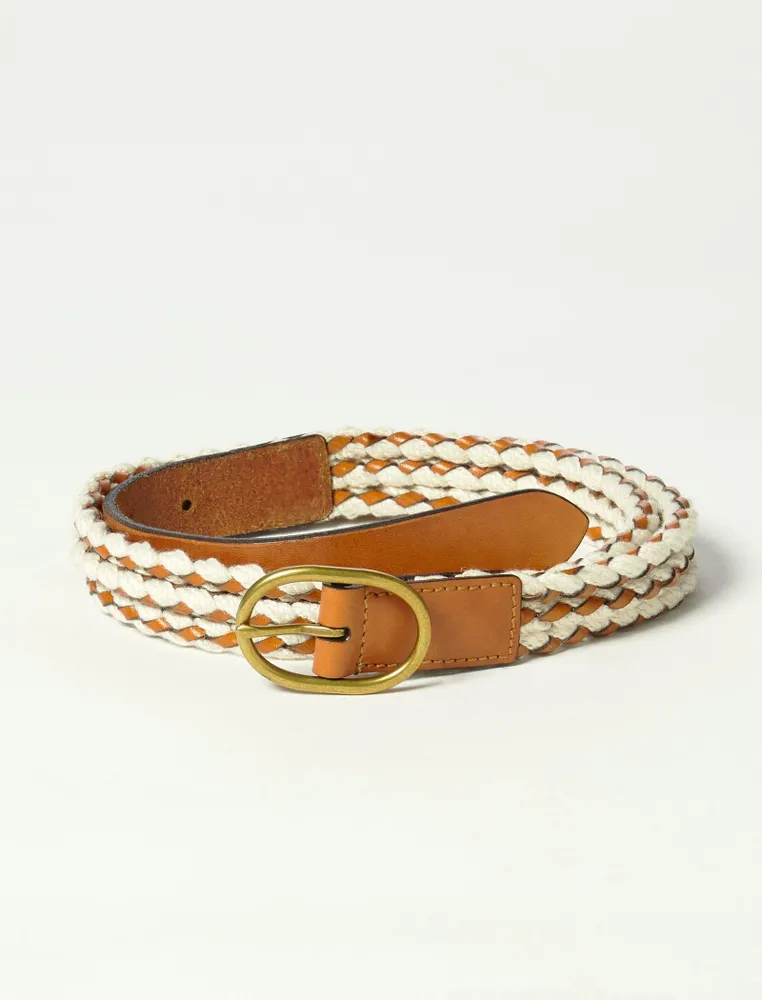 Boho Braided Rope Belt. 