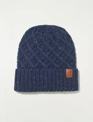 CABLE KNIT BEANIE