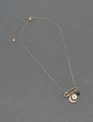 celestial pin necklace
