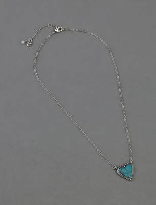 TURQUOISE HEART PENDANT