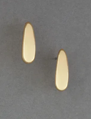 TEARDROP STUD EARRING