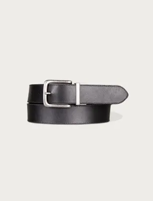 WESTERN EMBOSSED REVERSIBLE LEATHER BELT