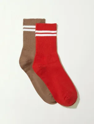 LUCKY VARSITY SOLID CREW SOCK 2 PK