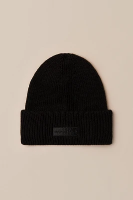 SOLID KNIT BEANIE