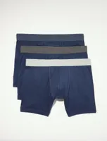 3 PACK COTTON MODAL BOXER BRIEFS