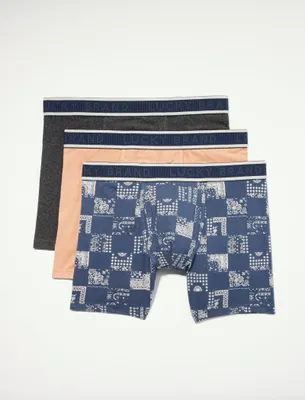 3 PACK STRETCH BOXER BRIEF