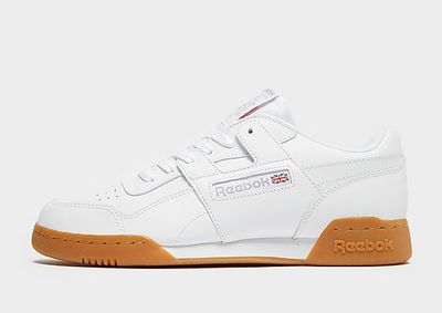 Reebok Baskets Workout Plus Homme - White / Carbon / Classic Red / Reebok Royal-Gum
