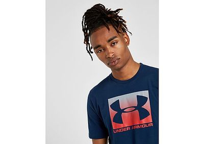 Under Armour T-shirt Boxed Logo Homme - Academy/Red