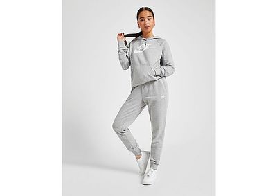 Nike Pantalon de survêtement Essential Femme - Dark Grey Heather/Matte Silver/White/White