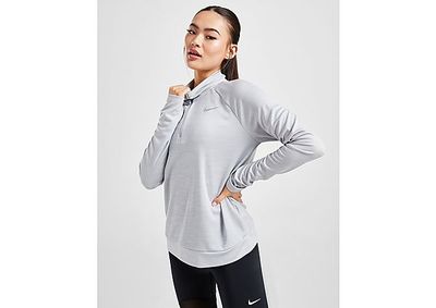 Nike Haut de survêtement Running Pacer 1/4 Zip Pacer Femme - Light Smoke Grey/Heather