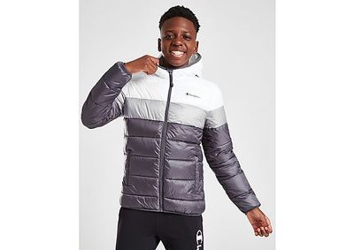 Champion Colour Block Hooded Padded Jacket Junior