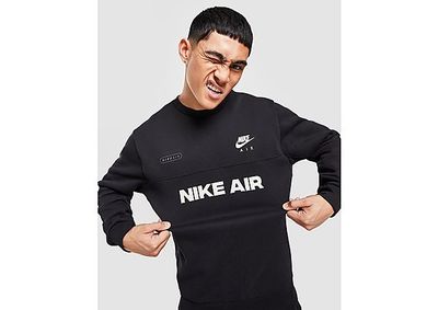 Nike Haut en tissu Fleece brossé Nike Air pour Homme - Black/Light Bone