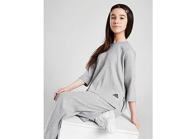 adidas Sweat-shirt Yoga Lounge Cotton Comfort - Medium Grey Heather / Black