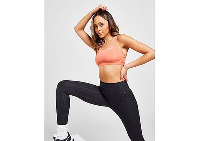 Nike Soutien-Gorge de Sport d'Entraînement Femme - Madder Root/Madder Root/White