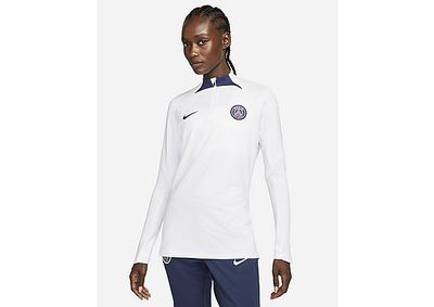 Nike Haut d'entraînement de football Nike Dri-FIT Paris Saint-Germain Strike pour Femme - White/White/Midnight Navy/Midnight Navy