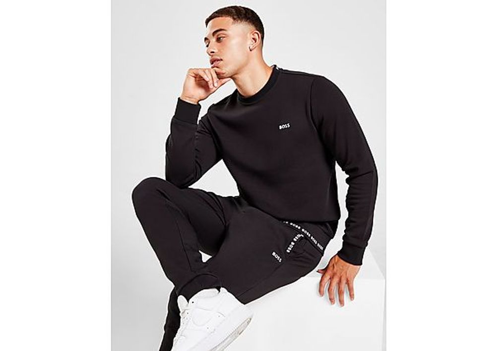 BOSS Sweatshirt Repeat Logo Crew Homme