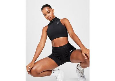 Nike Top Air Running Zippé 1/2 Femme - Black/Black/White