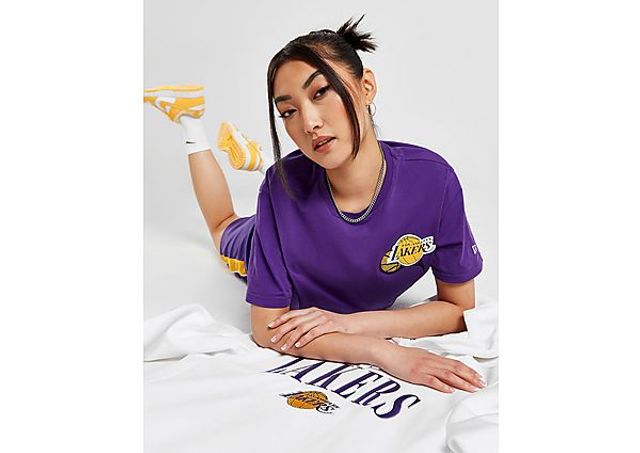 Purple New Era NBA Los Angeles Lakers Back Graphic T-Shirt | JD Sports  Global - JD Sports Global