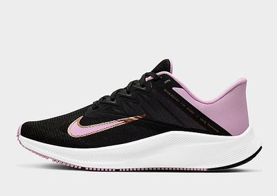 Nike Chaussure de running sur route Nike Quest 3 pour Femme - Black/Light Arctic Pink/Metallic Copper