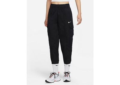 Nike Pantalon taille haute tissé galbé Nike Sportswear Essentials pour Femme - Black/White