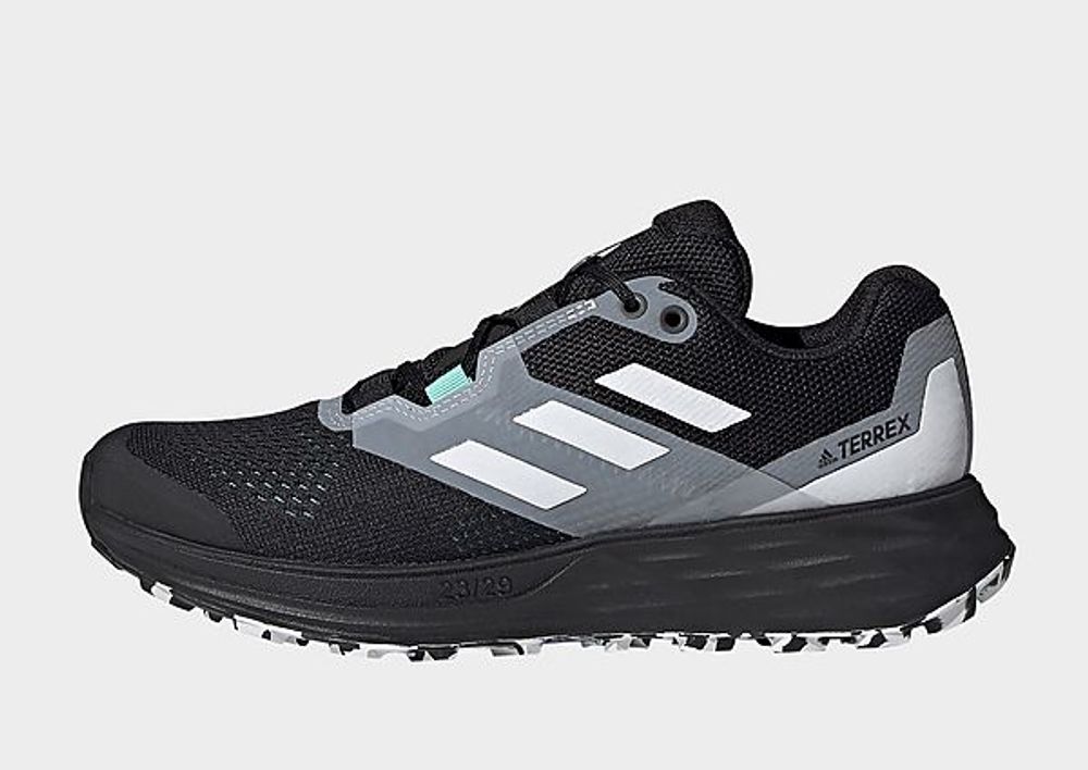 adidas Chaussure de trail running Terrex Two Flow - Core Black / Crystal White / Clear Mint